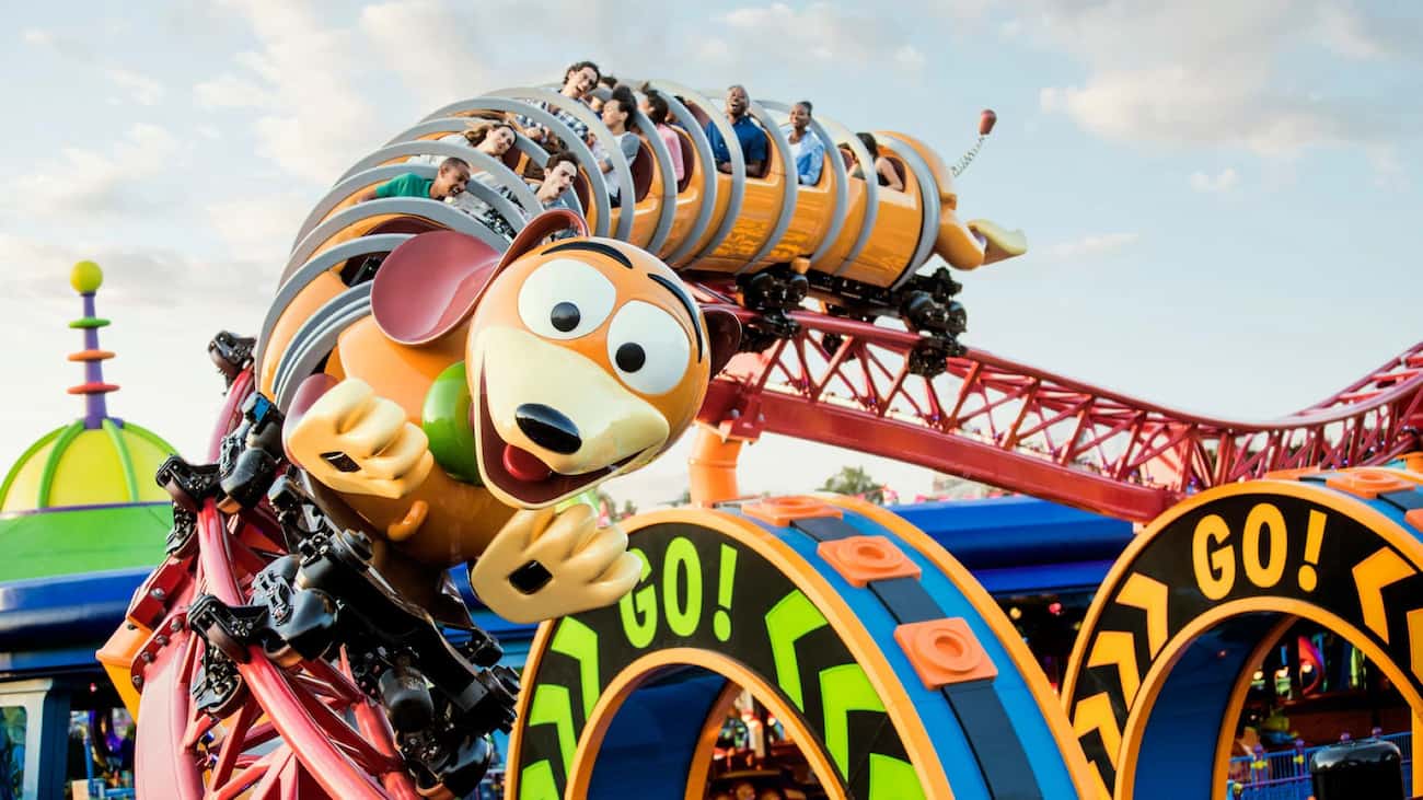 Slinky Dog Dash a montanha russa da área de Toy Story em Disney's Hollywood Studios na Disney de Orlando