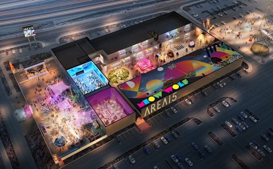 Conceito artístico da nova atração da Universal que vai abrir em Los Angeles e será focada em Halloween e Horror. Mostra diversos ambientes diferentes, cada um com sua temática