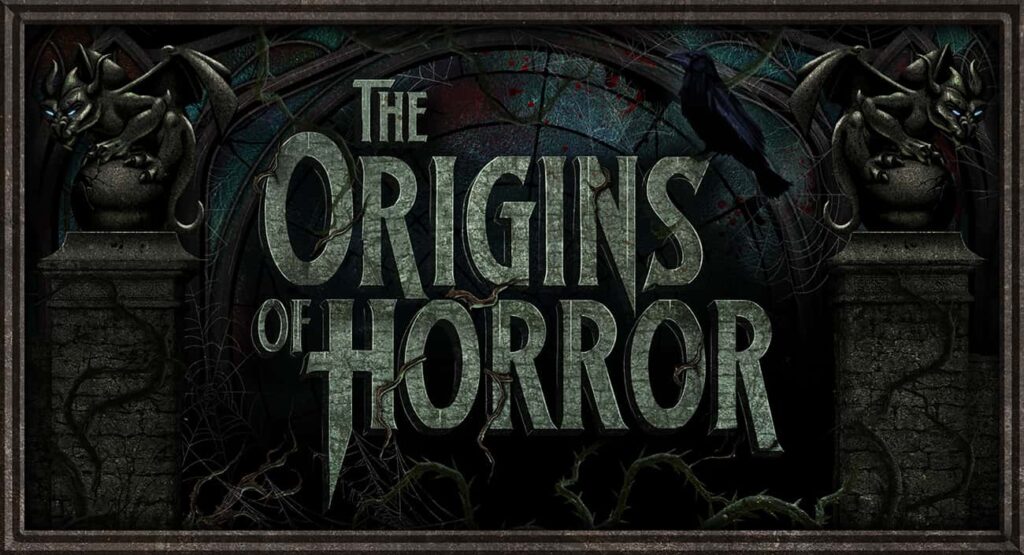arte promocional da zona de susto The Origins of Horror no Halloween Horror Nights da Universal Orlando 2025
