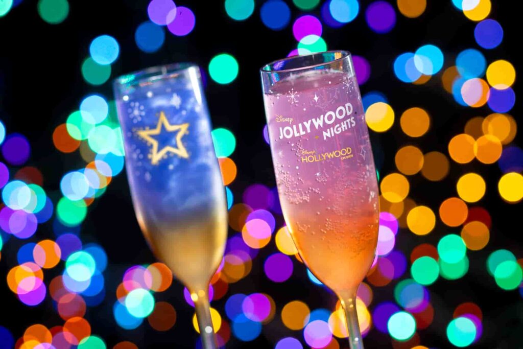 Daquiri parte da seleção gastronômica especial natalina da Festa Jollywood Nights que acontece anualmente em Walt Disney World Resort no parque temático Hollywood Studios