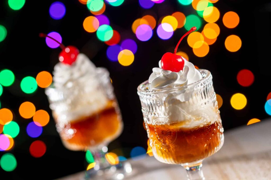 A festa especial de natal Jollywood Nights do parque temático Disney's Hollywood Studios em Walt Disney World contará com itens exclusivos no menu como bebida com sorvete