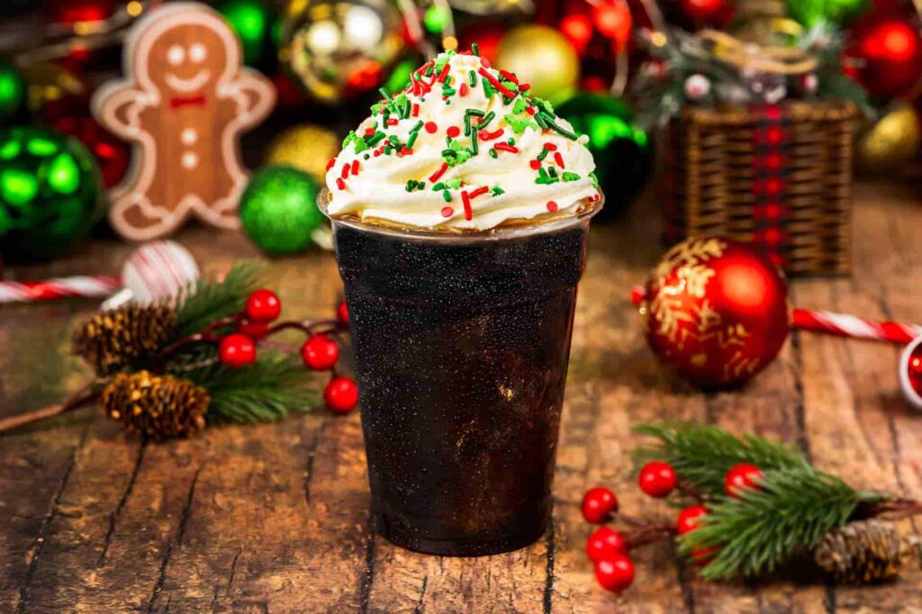 A festa de natal anual do Magic Kingdom na Disney, a Mickey's Very Merry Christmas party que acontece no Magic Kingdom conta com gastronomia exclusiva como chocolate de gingerbread