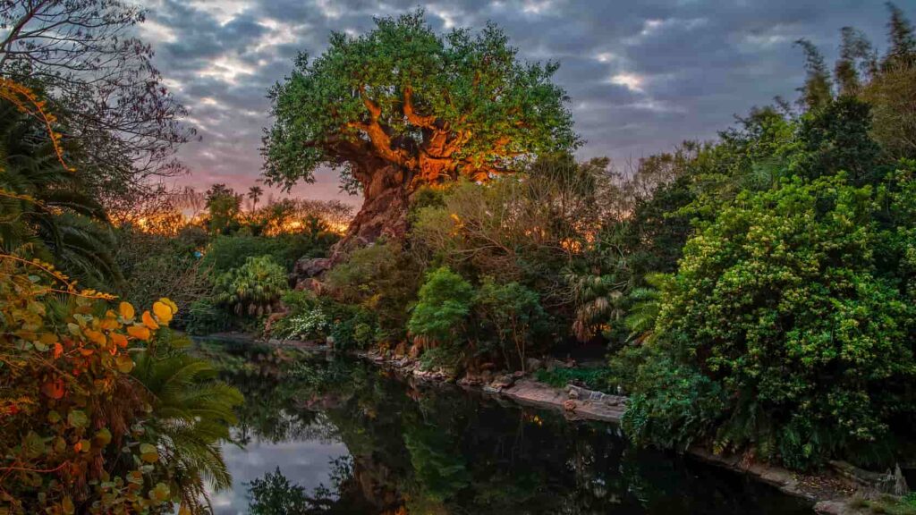Árvore da Vida, ou Tree of Life, símbolo do parque de diversões da Disney, Animal Kingdom