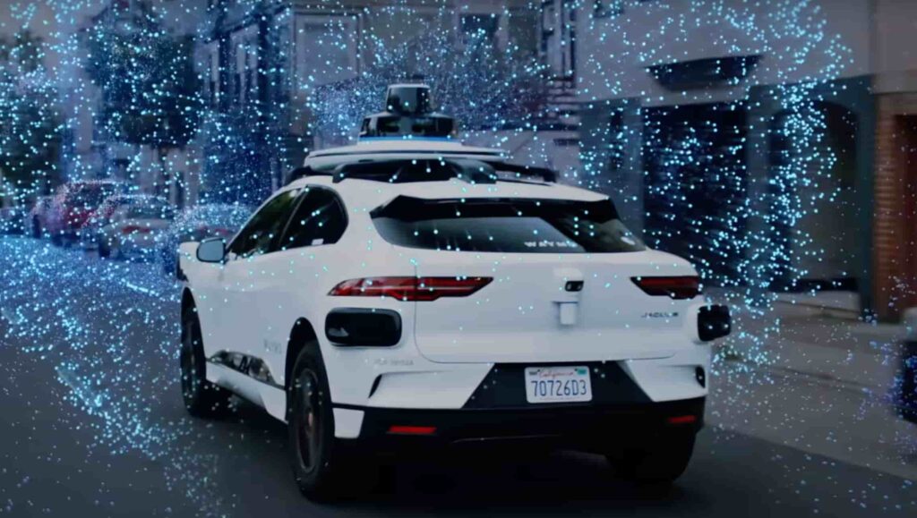 imagem conceitual que explica como funciona o software dos carros autonomos sem motoristas da waymo que chega em orlando