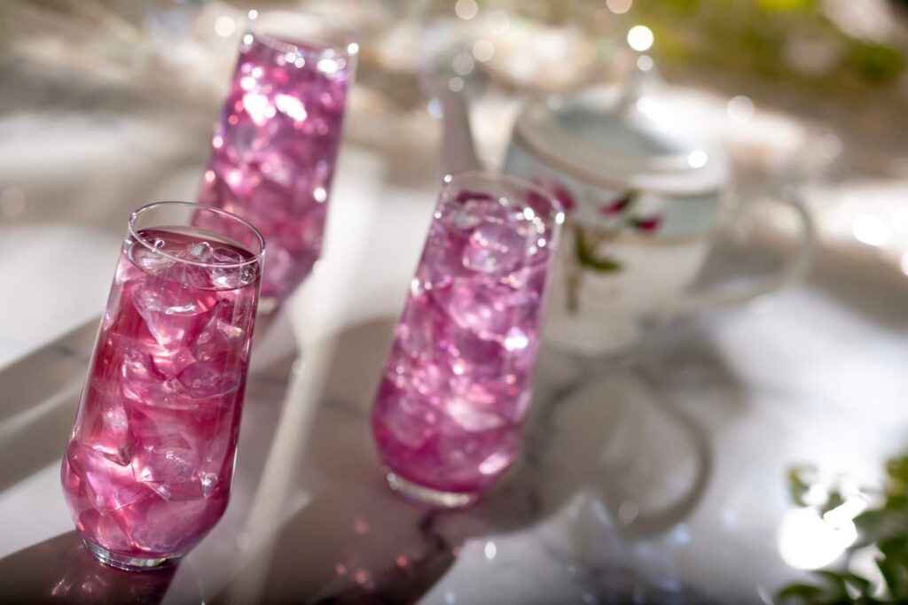 Curiositea, um dos chás que será servido durante o Tea Room na Experiência de Chá inspirado em Alice no País das Maravilhas no Garden Wing dentro do Grand Floridian Resort, hotel de Walt Disney World