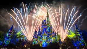 Happily Ever After show de fogos do Disney's Magic Kingdom, tradicional show de fogos noturno do parque