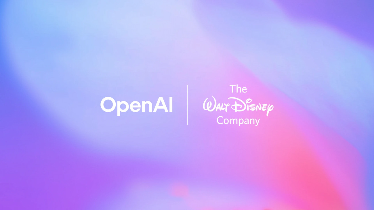 Imagem promociona da parceria do OpenAI e Disney