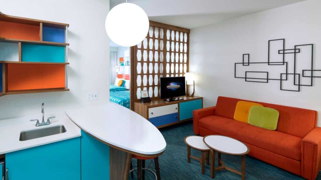 Quarto Suite do hotel Cabana Bay da Universal Orlando Resort