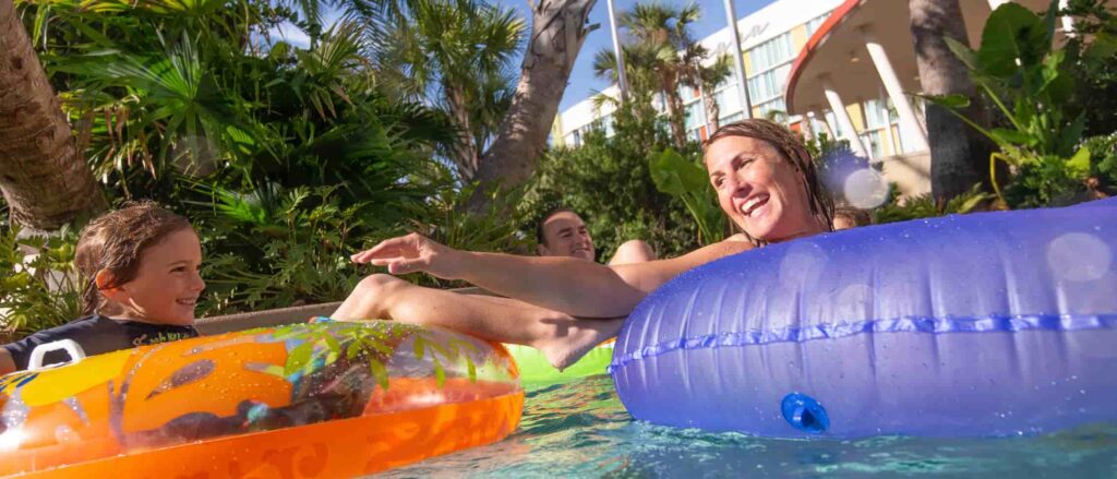 Rio lento do hotel Cabana Bay da Universal Orlando Resort