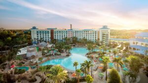 Sapphire Falls Hotel no complexo Universal Orlando Resort