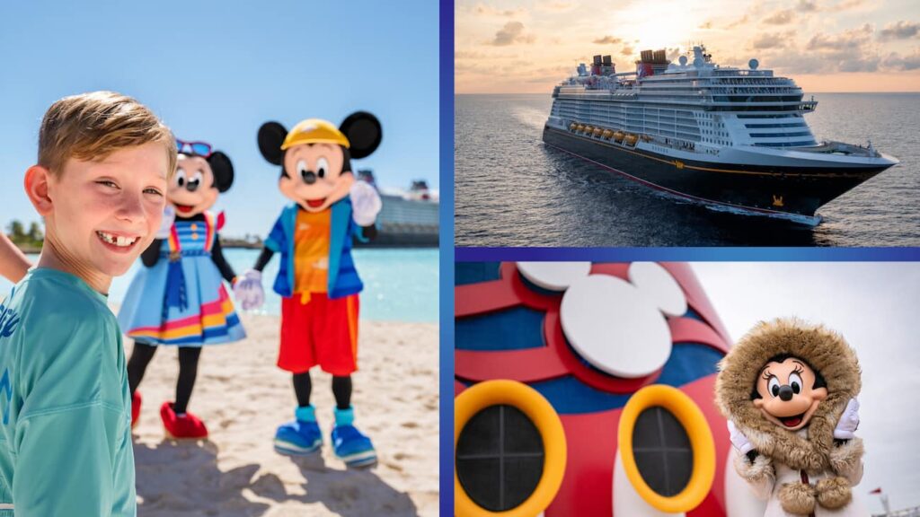 Imagem ilustrativa dos itinerários dos navios da Disney Cruise Line em 2027