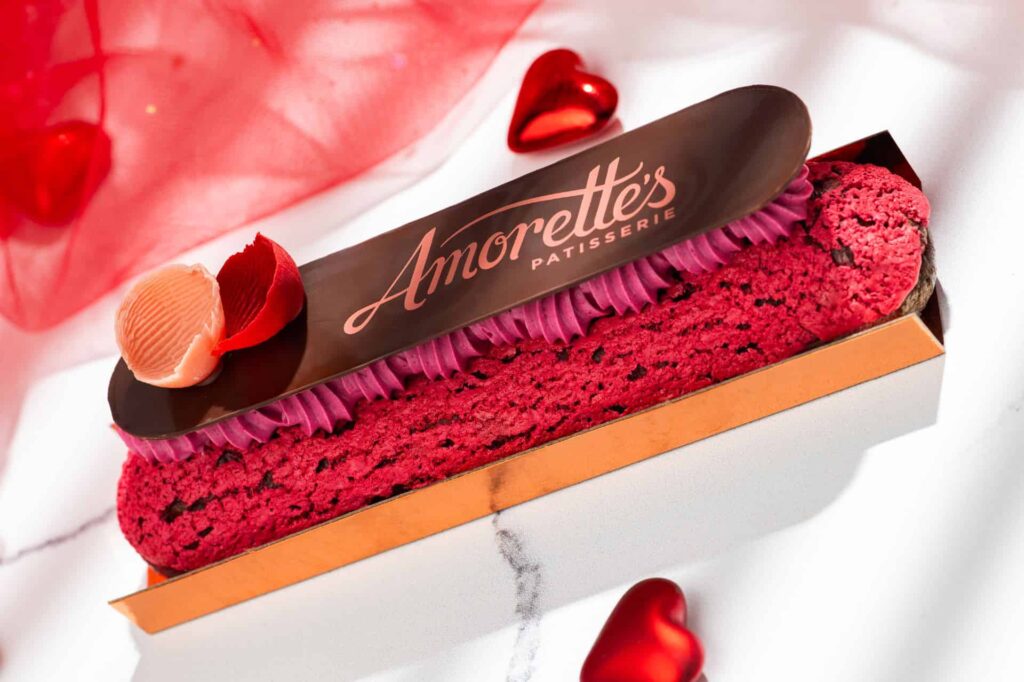 Eclaire especial de Valentine's Day, o dia dos namorados americano em Disney Springs no Amorettes