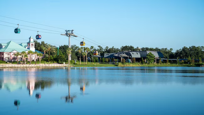 Skyliner no hotel Caribbean Beach Resort em Walt Disney World Resort