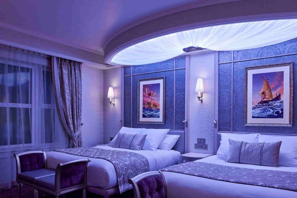 Quarto do hotel na Disneyland PAris