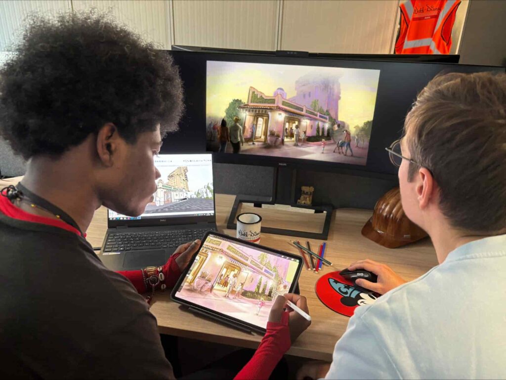 imagineers preparam como ficará a nova localização da tradicional atração Tower of Terror na Disneyland Paris