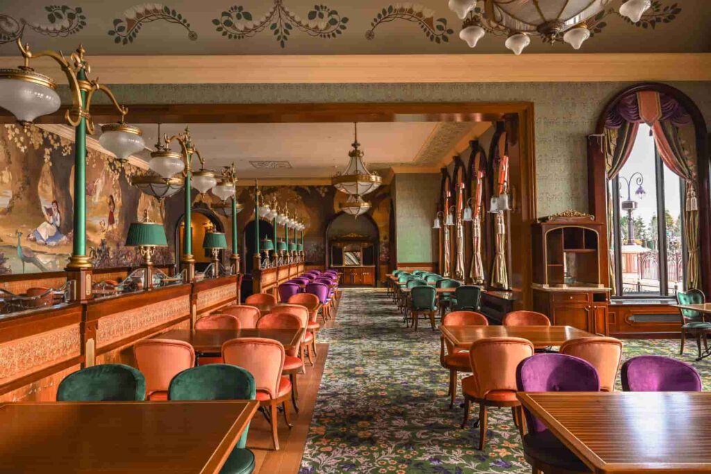 Look de como será o novo restaurante Regal View na nova área Disney Adventure que inaugura em março de 2026 na Disneyland Paris