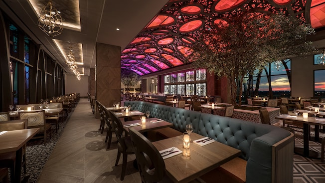 Um dos restaurantes de culinaria mexicana, tipica que tem no hotel Coronado Springs, um hotel moderado dentro do resort Walt Disney World