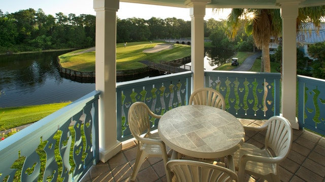 Sacada do Disney Old Key West Resort, mais um hotel de luxo dentro do complexo Walt Disney World em Orlando na Florida