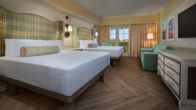 Quarto do Disney's Boardwalk Inn & Villas hotel de luxo dentro do complexo Walt Disney World Resort