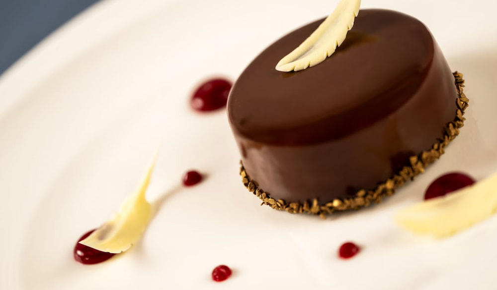 Uma das sobremesas servidas no restaurante Ale & Compass que fica no hotel de luxo da Disney, o Yatch Club em Walt Disney World Resort