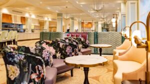 Restaurante Citricos No Disney's Grand Floridian Resort, hotel de luxo da Disney, que conta com esse lounge e restaurante inspirados no tema Mary Poppins