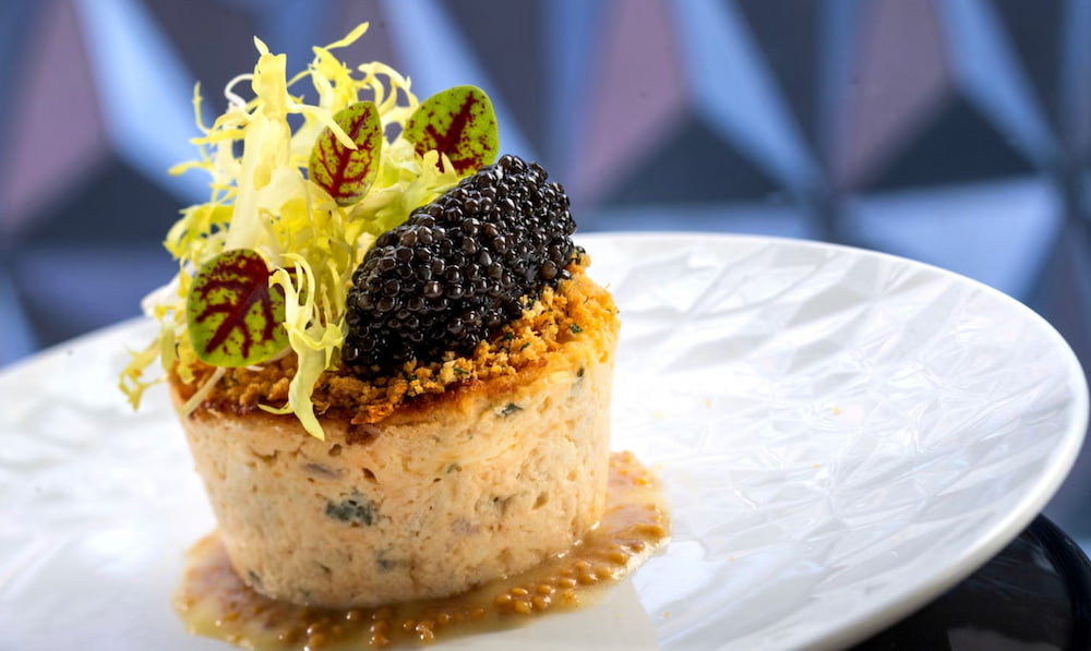 Um dos pratos servidos no bar exclusivo para adultos maiores de 21 anos no GEO82 dentro do Epcot em Walt Disney World Resort que fica em Orlando