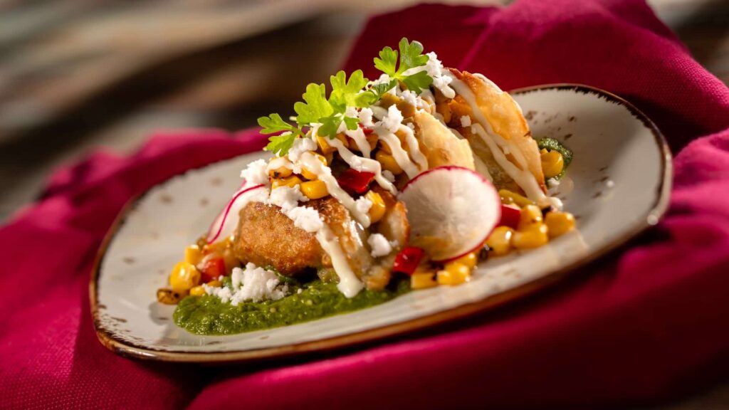 Um dos pratos especiais servidos durante o Food & Wine Festival no Epcot em Walt Disney World Resort
