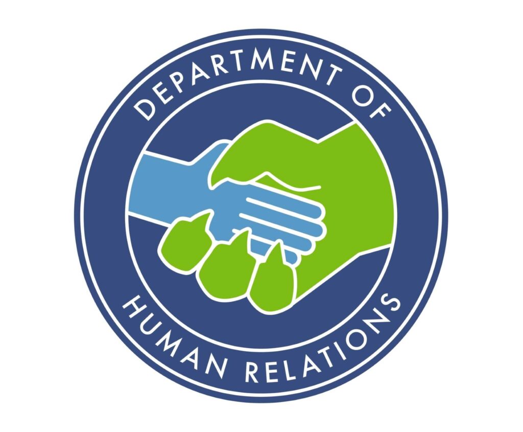 Logo do Departamento de Relações Humanas de Monstropolis