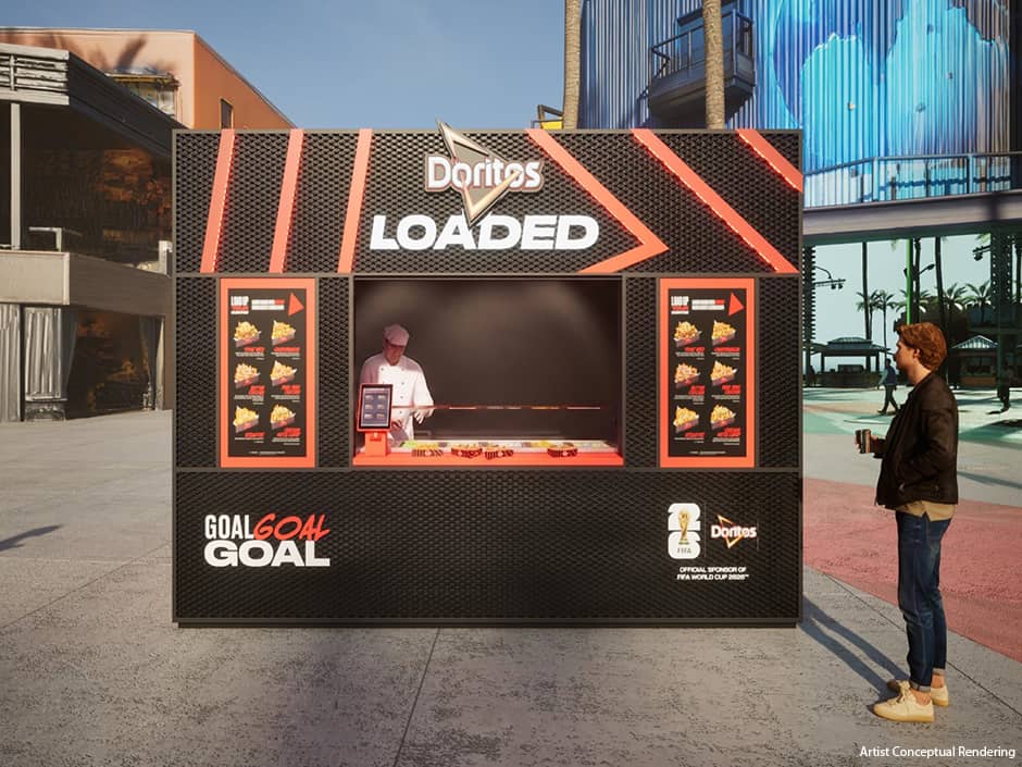 Doritos está presente durante as transmissões ao vivo da COPA FIFA 2026 que acontecem no Universal Citywalk
