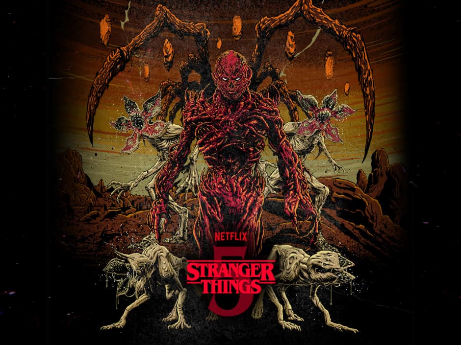 Vecna estrela o poster de Stranger Things 5 que será um dos temas de casas de sustos do Halloween Horror Nights 2026 na Universal Orlando