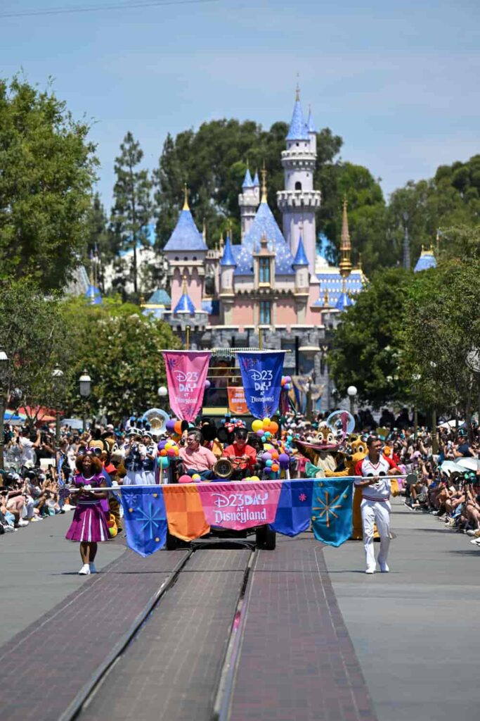 Parada especial no Dia D23 na Disneyland Resort