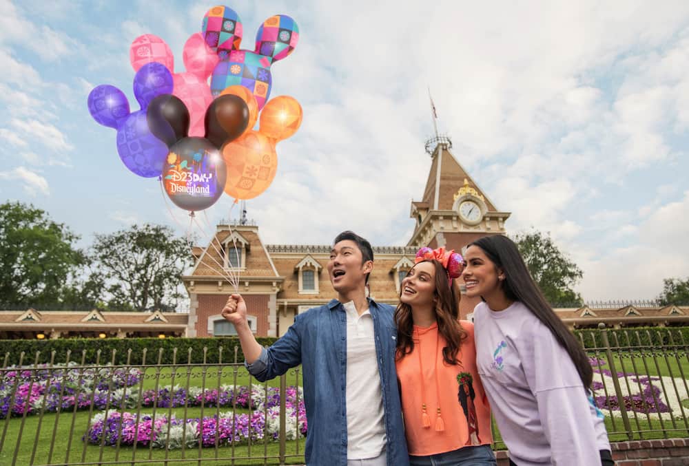 Magic Shot, foto especial do Disney Photopass na Disneyland California durante o dia D23