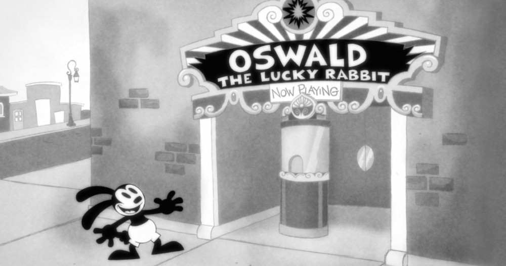 Desenho do Oswald o coelho da Sorte