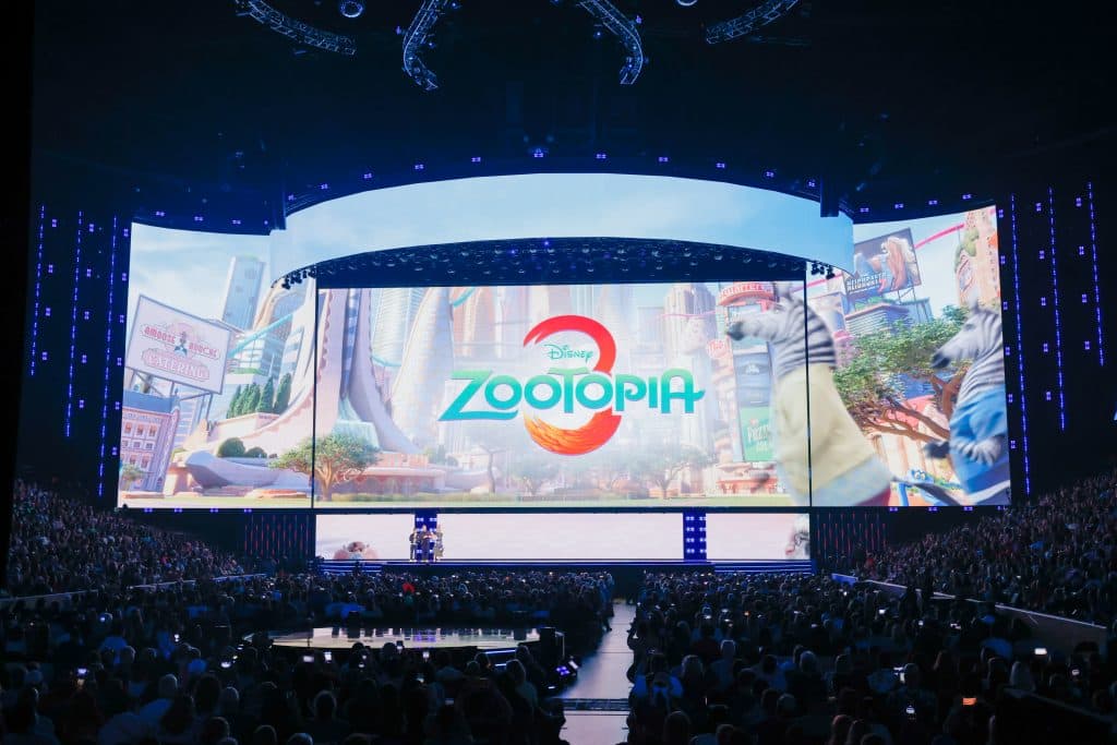 Poster de Zootopia 3 anunciado no palco da D23 2026