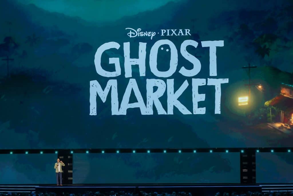 Filme Ghost Market é apresentado no palco da D23 2026