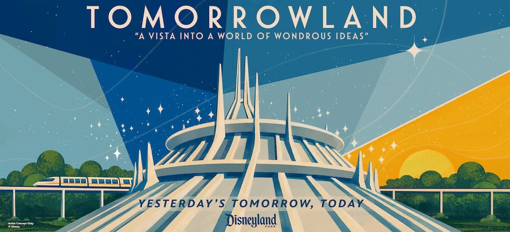 Tomorrowland na Disneyland Califórnia será totalmente reimaginada