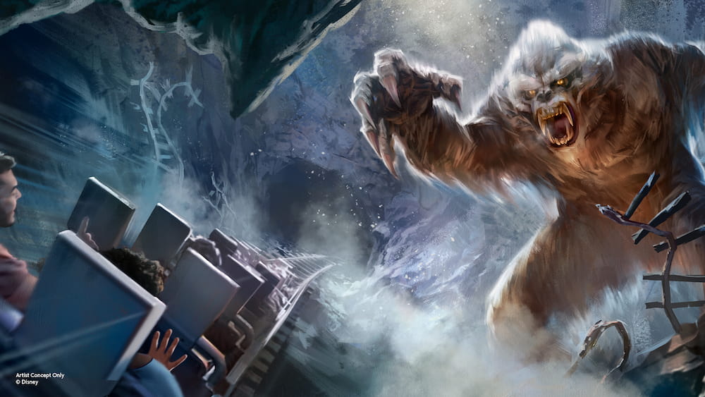 Yeti vai voltar a vida no Disney's Animal Kingdom Theme Park na montanha russa Expedition Everest