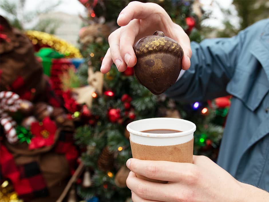 Chocolate quente especial de natal na Universal Orlando