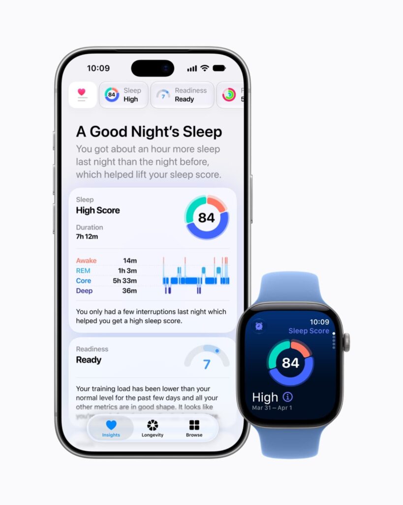 Apple Watch e iPhone conseguem dar uma excelente visibilidade de como esta a saúde do usuário