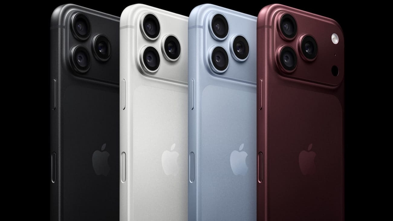 Novos Iphones 18 pro trazem cores azul claro e bordô como apostas do modelo