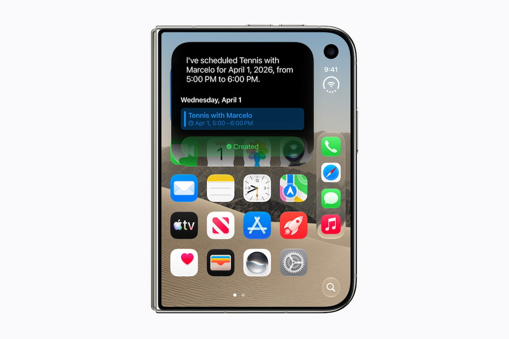 Detalhes do novo iPhone Duo, o iPhone dobrável da Apple que contará com inteligência artificial Siri
