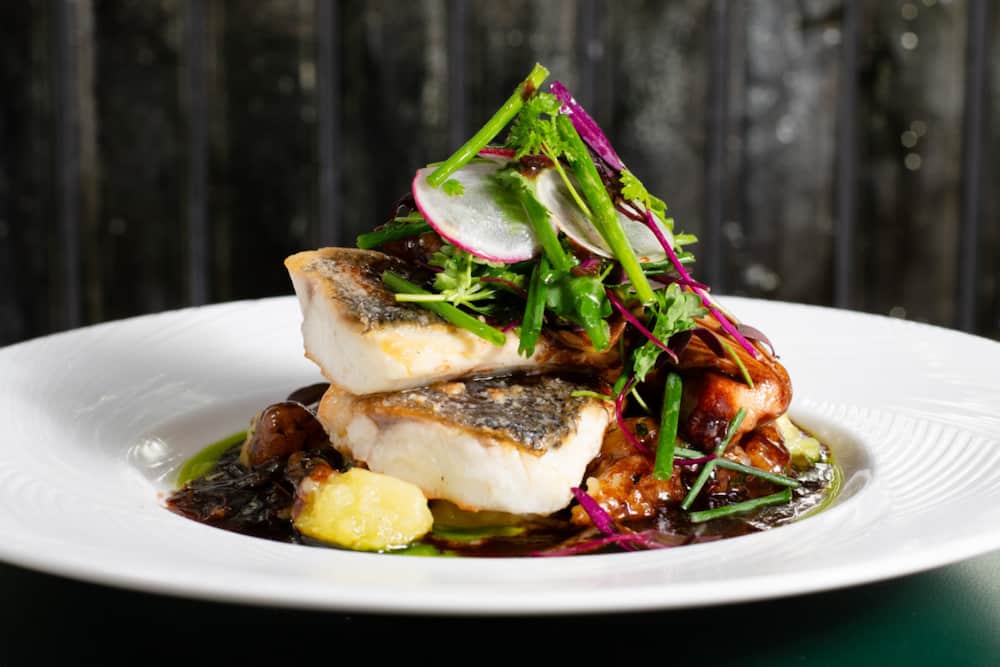 Parte dos pratos do menu do restaurante Carnaby do Gordon Ramsay em Downtown Disney