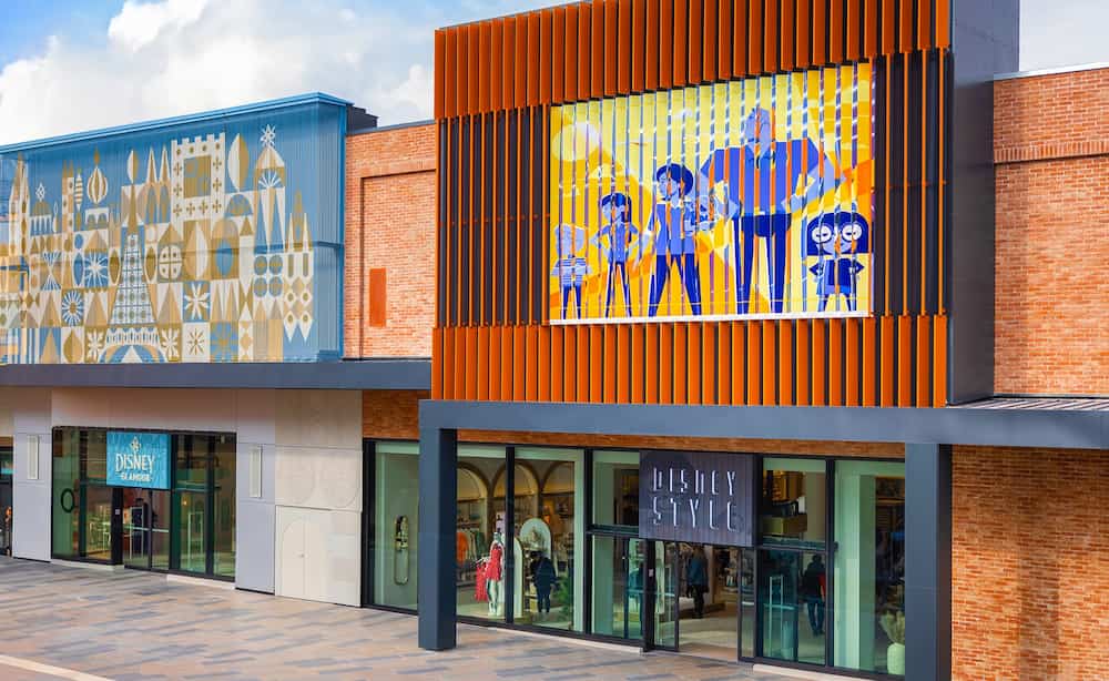 Lojinhas no Disney Village na Disneyland Paris