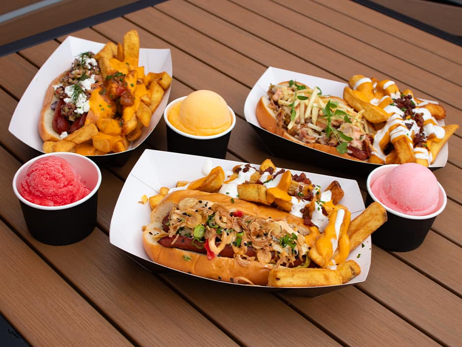 Fat Ones Hot Dogs no Universal Citywalk