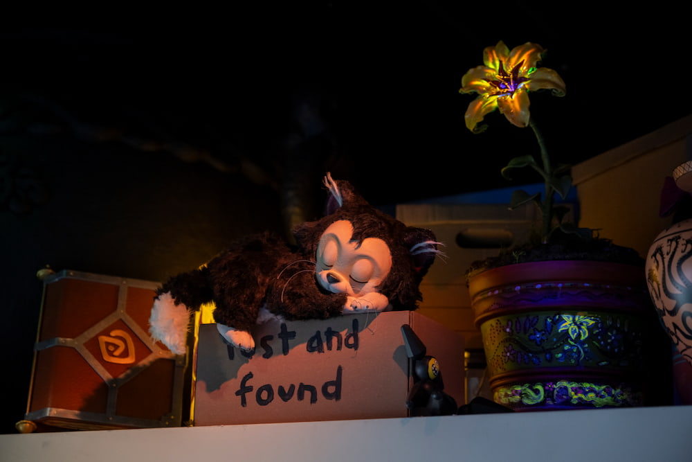 Gato Figaro está em exposição na nova área Magic of Disney Animation no Hollywood Studios em Walt Disney World Resort