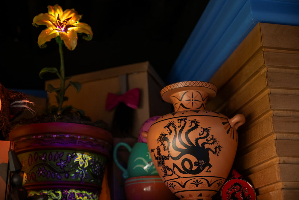 Vaso de Hércules está em exposição na nova área Magic of Disney Animation no Hollywood Studios em Walt Disney World Resort