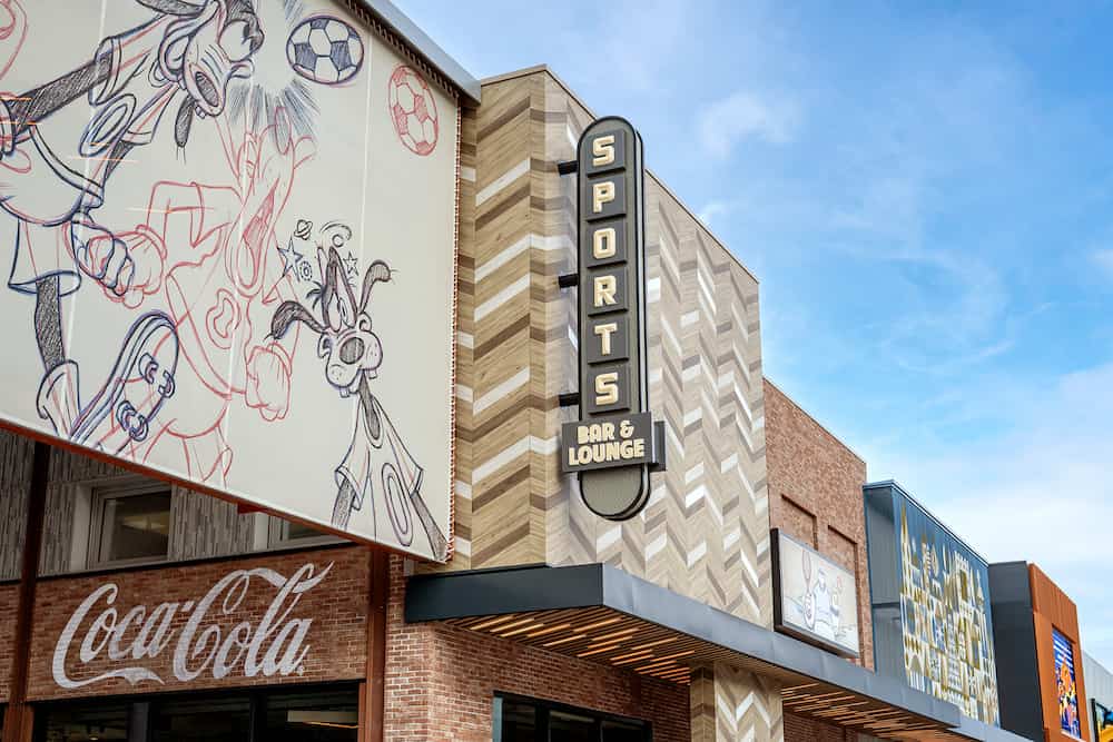 Sports Bar and Lounge no Disney Village na Disneyland Paris