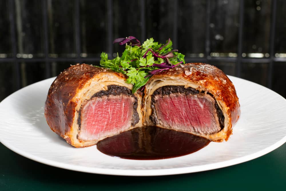 Parte dos pratos do menu do restaurante Carnaby do Gordon Ramsay em Downtown Disney