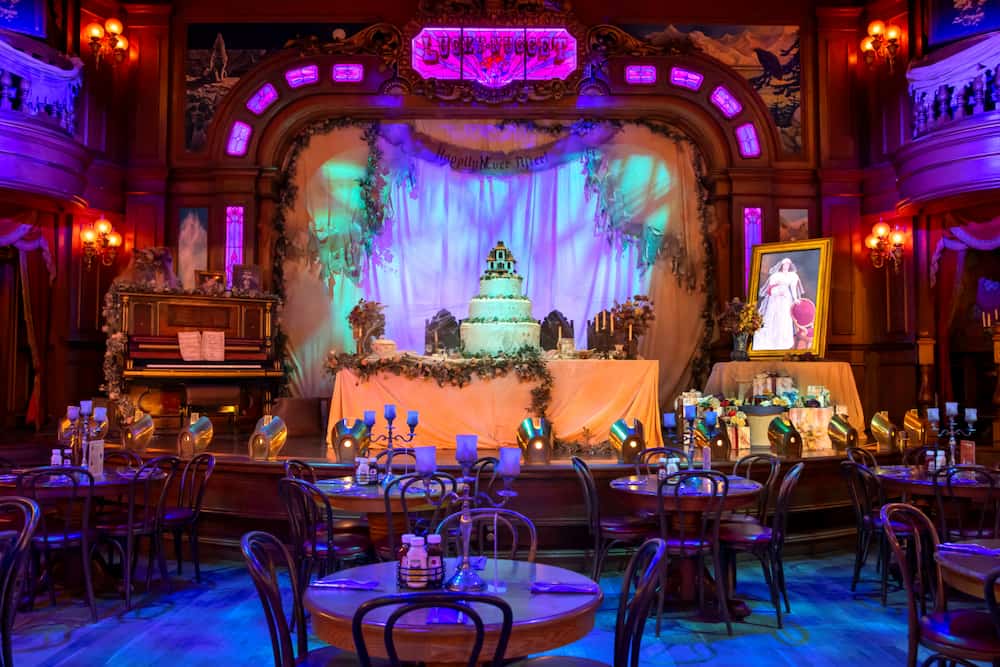 The Unlucky Nugget Saloon durante o Halloween da Disneyland Paris