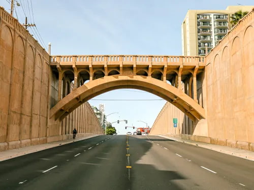 Georgia Street Bridge, parte da trilha de San Diego que passa por Hillcrest